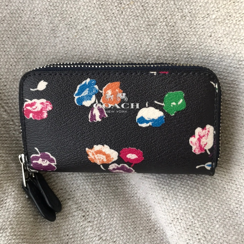Coach Floral Card Case